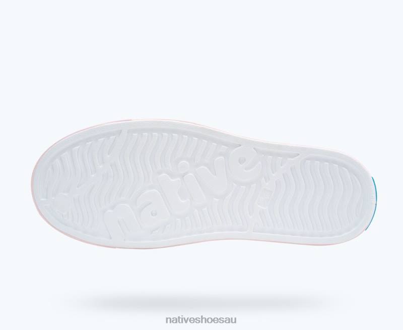 Footwear Native Shoes Jefferson Sugarlite Print Shell White/ Milk Pink/ Pink Clouds Men 4DD053