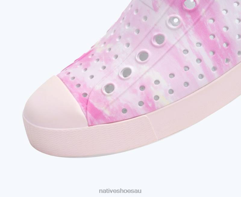 Footwear Native Shoes Jefferson Sugarlite Print Shell White/ Milk Pink/ Pink Clouds Men 4DD053