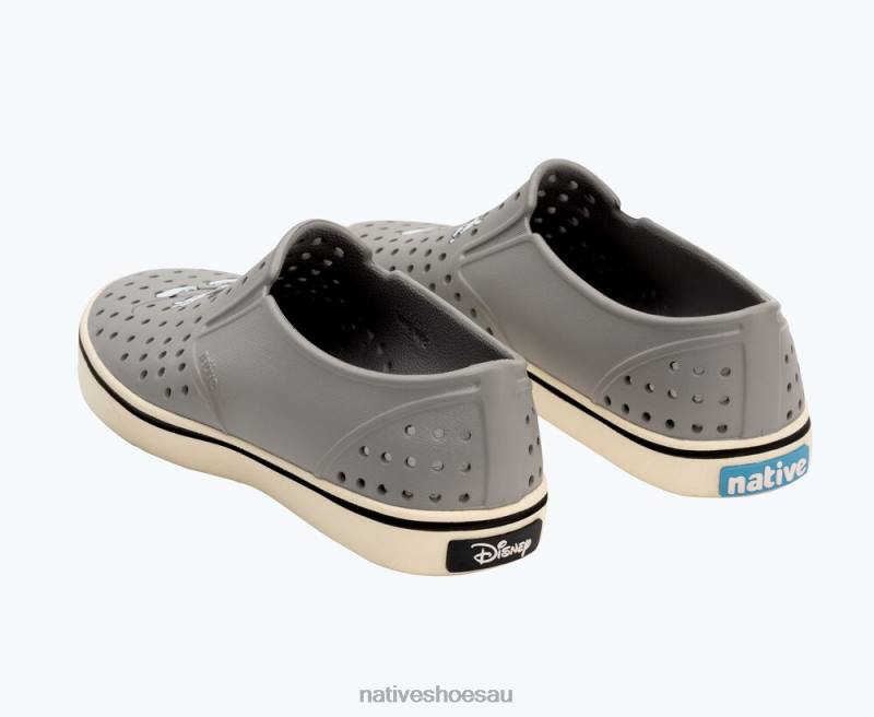 Footwear Native Shoes Miles Disney Print Pigeon Grey/ Bone White/ Previntage Mickey Men 4DD069