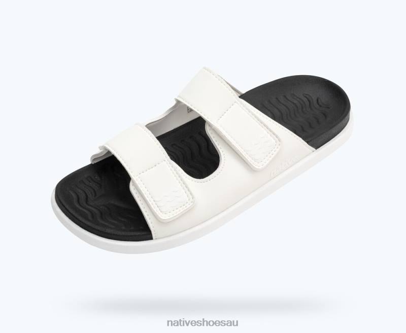 Footwear Native Shoes Frankie Sugarlite Shell White/ Jiffy Black Men 4DD01