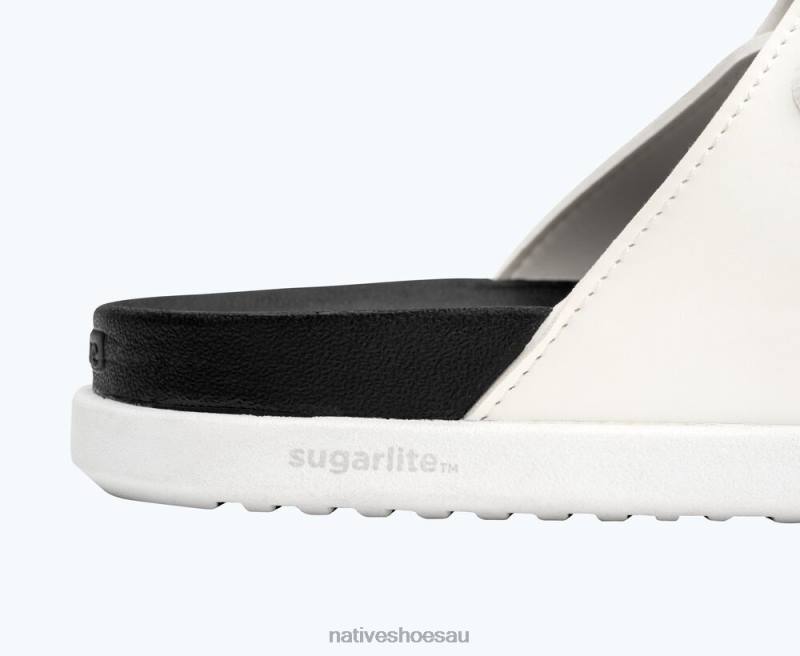 Footwear Native Shoes Frankie Sugarlite Shell White/ Jiffy Black Men 4DD01