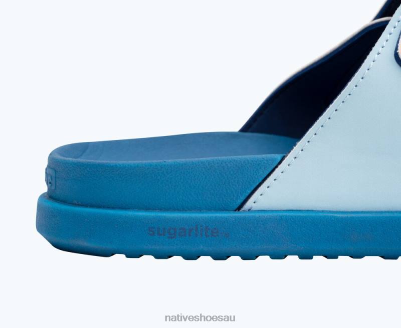 Footwear Native Shoes Frankie Sugarlite Sky Blue/ Vallarta Blue/ Princess Gone Bananas Straps Men 4DD011