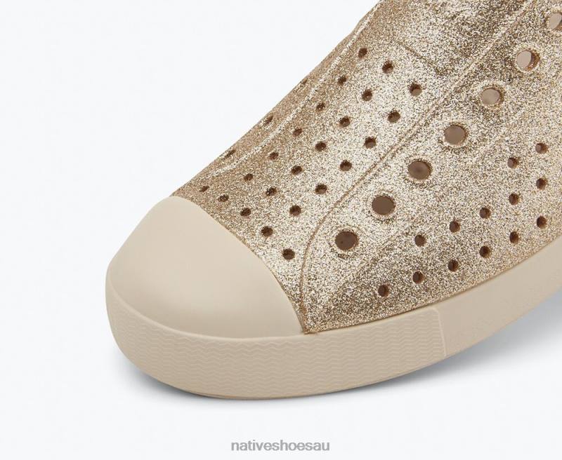 Footwear Native Shoes Jefferson Bling Rock Salt Bling/ Rock Salt Pink Women 4DD077